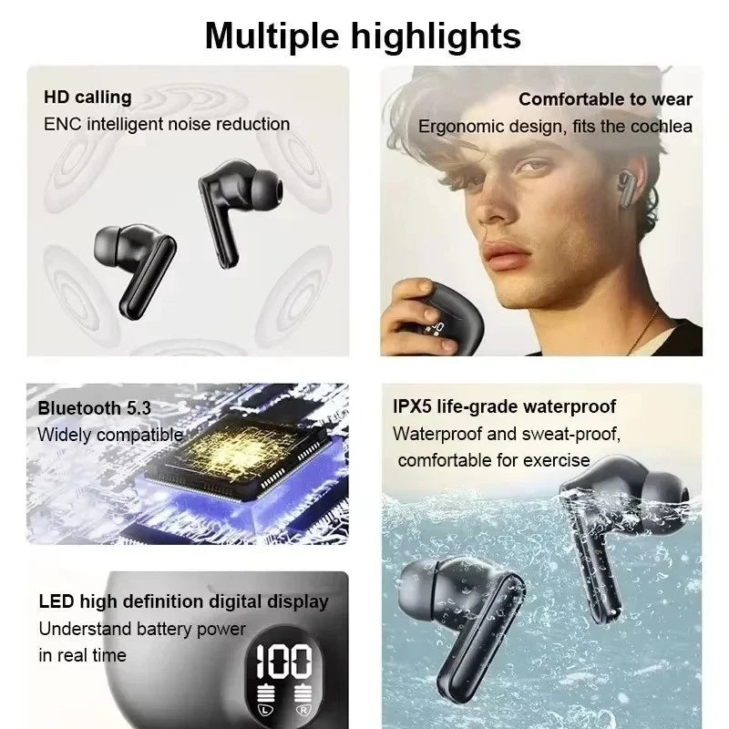 Bluetooth Earbuds TWS Wireless Earphones Air In-Ear Pods Buds for iphone Samsung Android