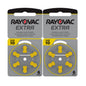 Rayovac Extra Advanced size 10 PR70 Hearing Aid Batteries 1.45V Zinc Air 6bl