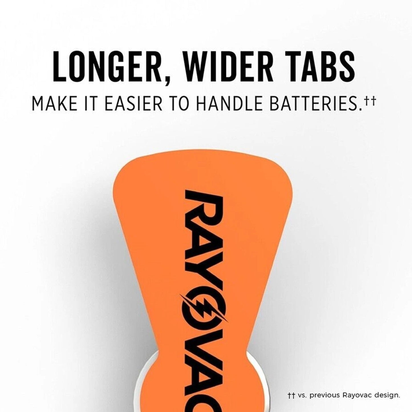 Rayovac Extra Advanced Size 13 Orange Hearing Aid Batteries Zinc Air Exp Long Life