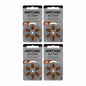 Rayovac Extra Advanced Hearing Aid Batteries Size 312 Brown Zinc Air Batteries